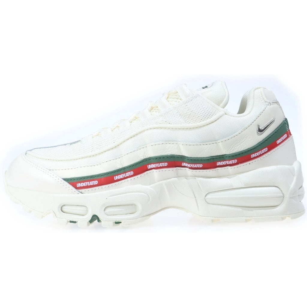NIKE(ナイキ) ×UNDEFEATED AIR MAX 95 SP SAIL アンディフィーテッド エアマックス95 セイル ローカットスニーカー US9/27cm ホワイト/レッド/グリーン IB4453-100