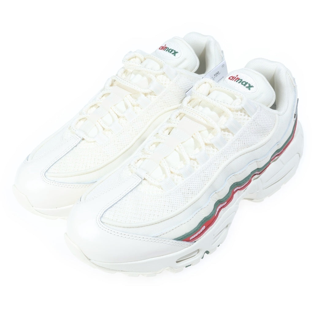 NIKE(ナイキ) ×UNDEFEATED AIR MAX 95 SP SAIL アンディフィーテッド エアマックス95 セイル ローカットスニーカー US9/27cm ホワイト/レッド/グリーン IB4453-100