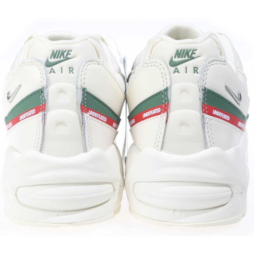 NIKE(ナイキ) ×UNDEFEATED AIR MAX 95 SP SAIL アンディフィーテッド エアマックス95 セイル ローカットスニーカー US9/27cm ホワイト/レッド/グリーン IB4453-100