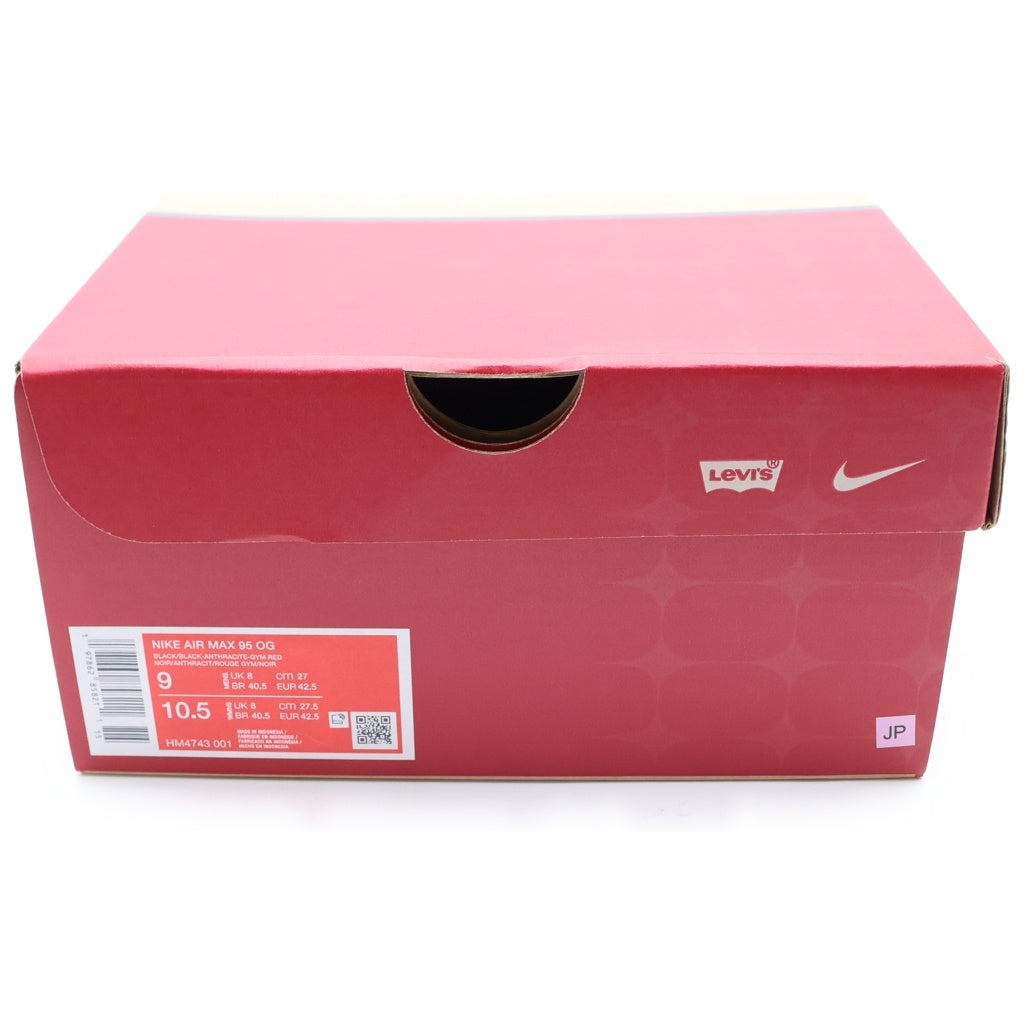 NIKE(ナイキ) ×Levi's AIR MAX95 OG リーバイス エアマックス95 デニム ローカットスニーカー US9/27cm ブラック HM4743-001