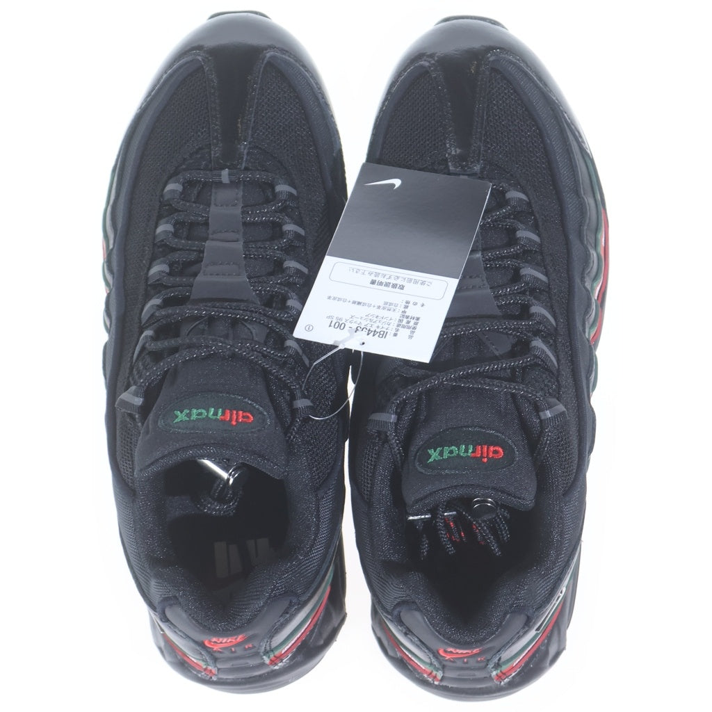 NIKE(ナイキ) ×UNDEFEATED AIR MAX 95 アンディフィーテッド エアマックス95 ローカットスニーカー US9/27cm ブラック IB4453-001