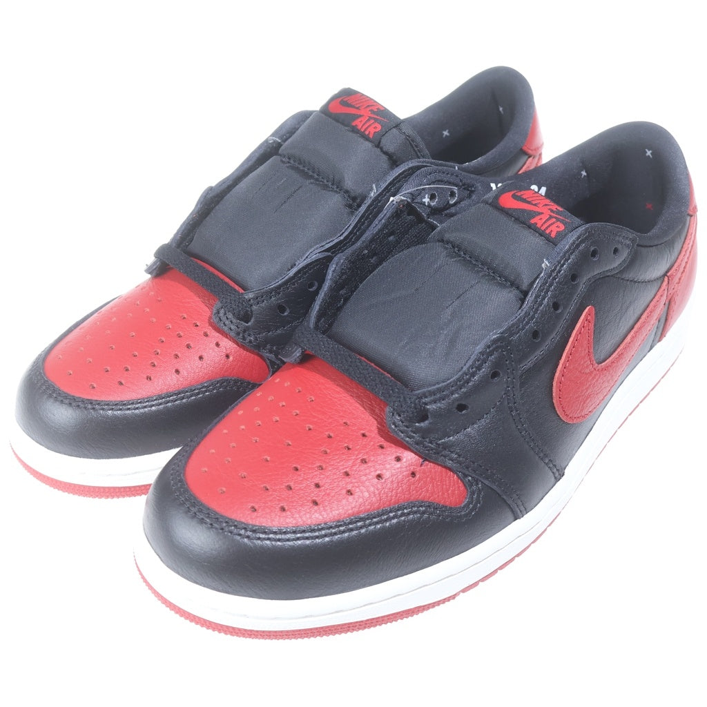 NIKE(ナイキ) AIR JORDAN 1 RETRO LOW OG エア ジョーダン 1 レトロ ローカットスニーカーUS10/28cm ブラック/レッド/ホワイト IW6276-001