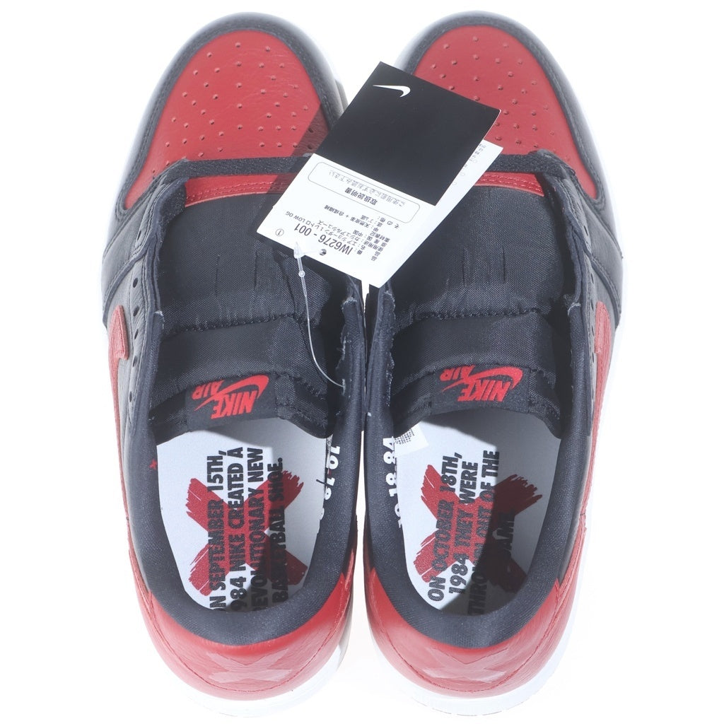 NIKE(ナイキ) AIR JORDAN 1 RETRO LOW OG エア ジョーダン 1 レトロ ローカットスニーカーUS10/28cm ブラック/レッド/ホワイト IW6276-001