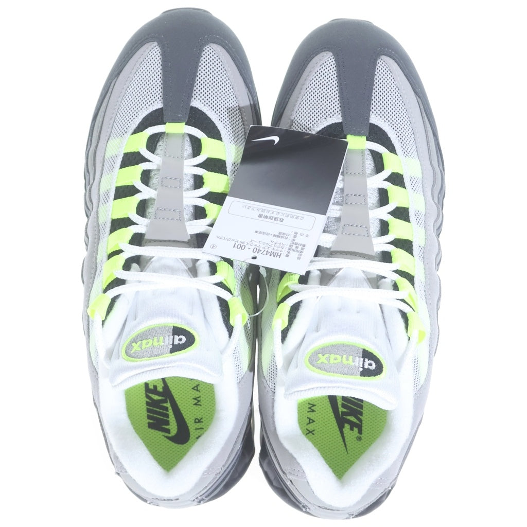 NIKE(ナイキ) AIR MAX 95 OG BIG BUBBLE エアマックス95 OG ビッグバブル ローカットスニーカー US9/27cm グレー/イエロー HM4740-001