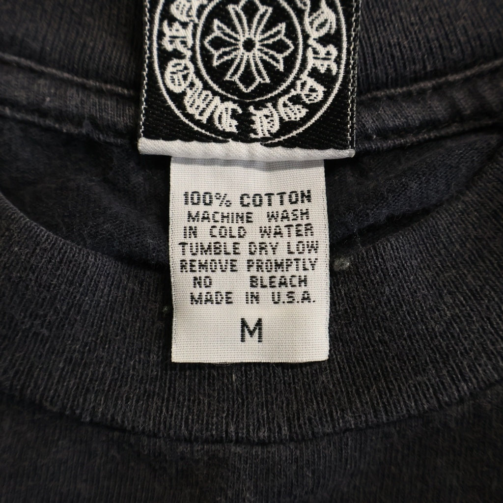 CHROME HEARTS(クロムハーツ) OLD BACK CEMETERY S/S TEE オールド バックセメタリークロスプリント 半袖Tシャツ カットソー ブラック