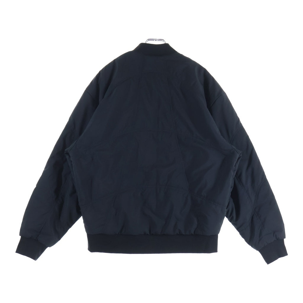 adidas(アディダス) コパ キルト 中綿 ジップアップ フライト ボンバー ジャケット ブルゾン MAー1 ブラック IY1597