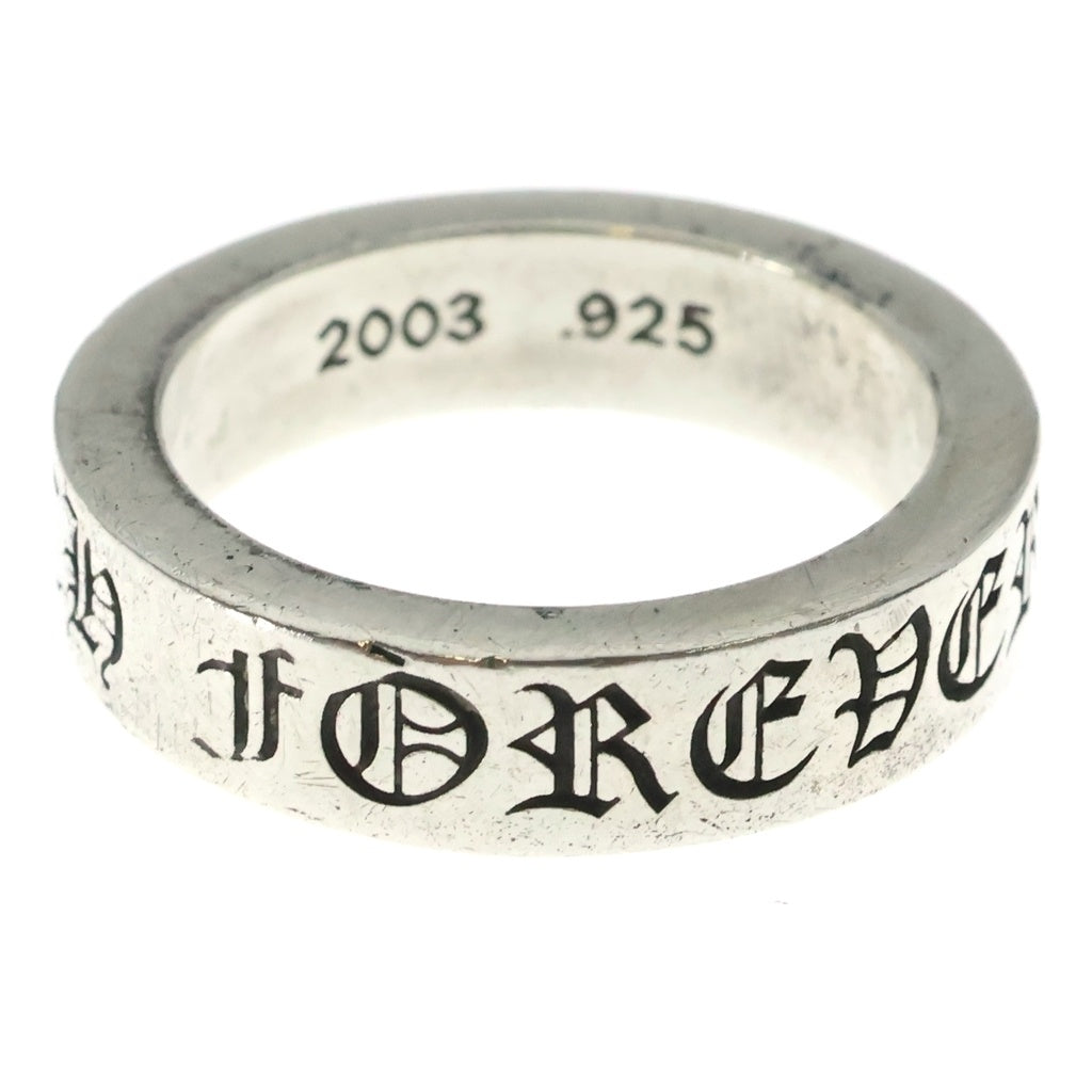 CHROME HEARTS(クロムハーツ) 6mm SPACER FOREVER 6mmスペーサーリング フォーエバーシルバーBCA337
