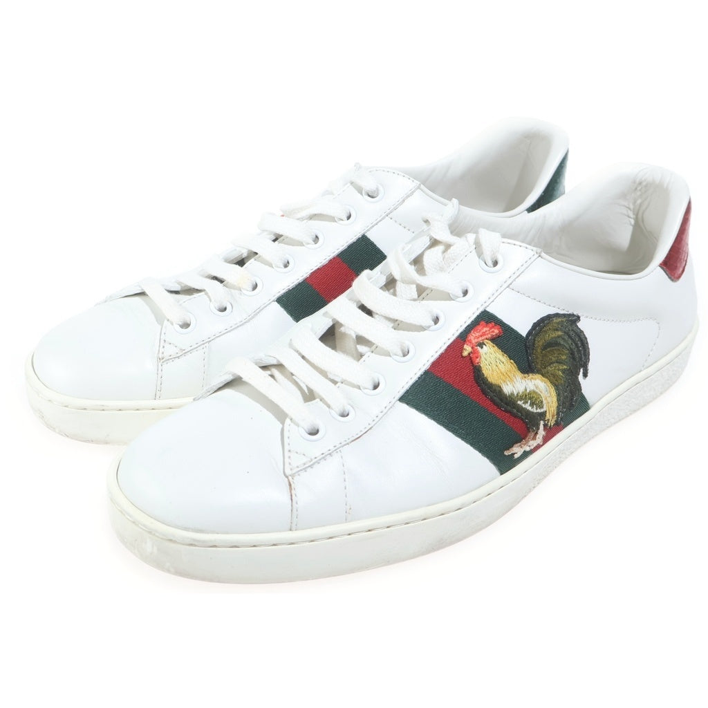 GUCCI(グッチ) ローカットスニーカー エース エンブロイダリー 刺繍 ホワイト 8サイズ 470112