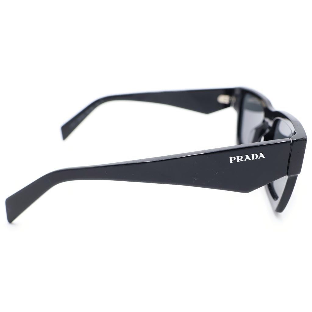PRADA(プラダ) サイドロゴ フレーム ウェリントン サングラス アイウェア 54□19 ブラック SPRA06 レディース