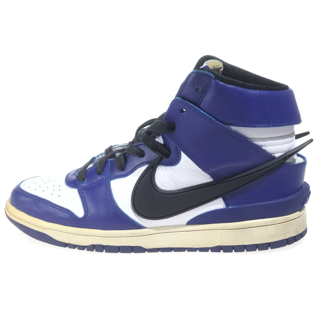 NIKE(ナイキ) ×AMBUSH DUNK HIGH DEEP ROYAL アンブッシュ ダンク ディープロイヤル ハイカットスニーカー ブルー/ホワイト US11/29cm CU7544-400 CU7544-400 箱