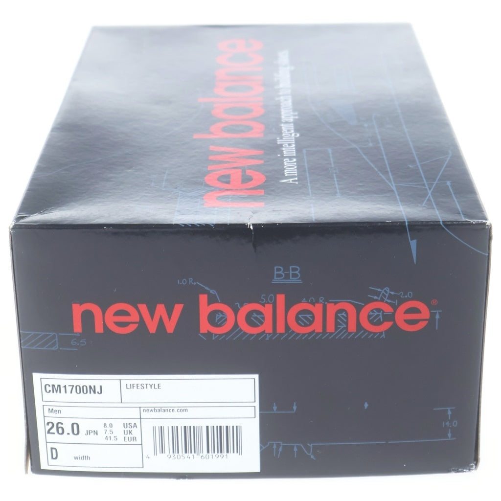 New Balance(ニューバランス) CM1700NJ レザー メッシュ ローカットスニーカー グレー US8/26cm