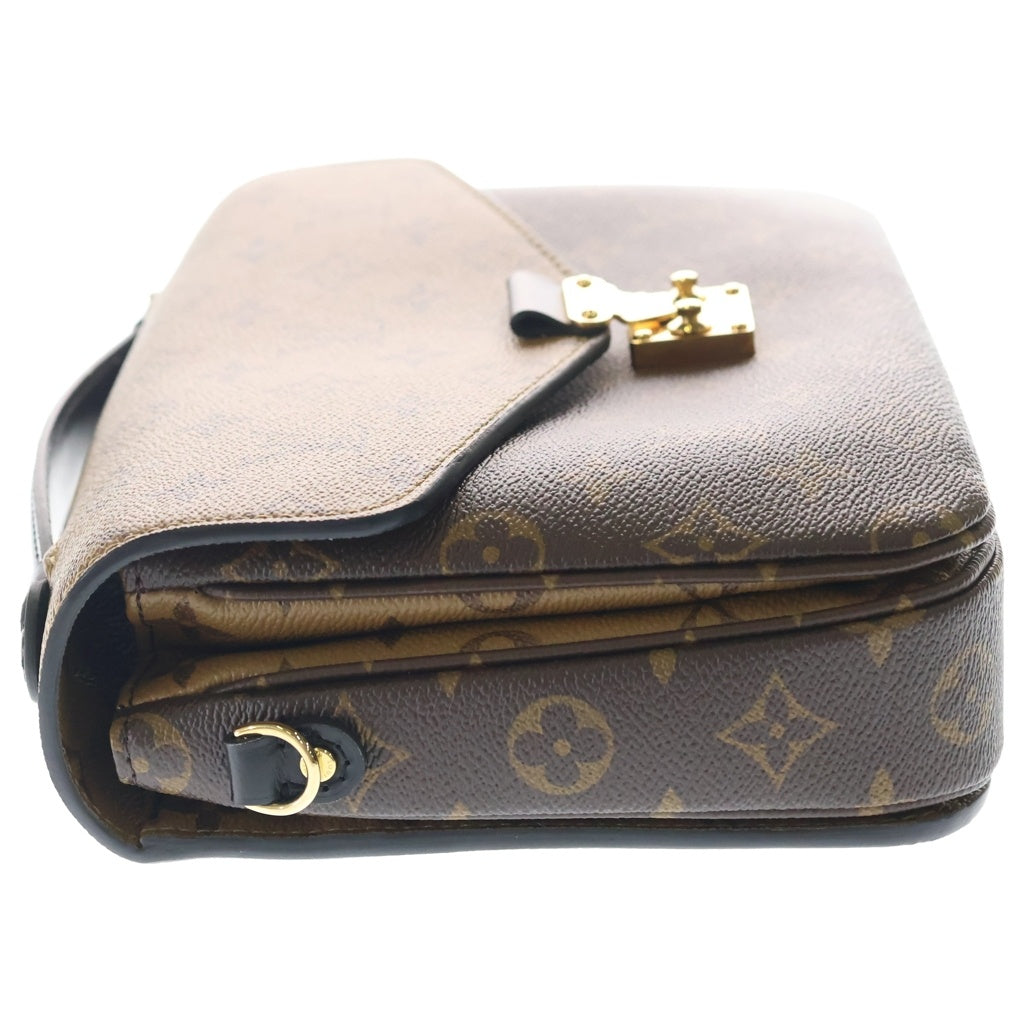 LOUIS VUITTON(ルイヴィトン) ポシェットメティスMM モノグラム リバース PVC レザー 2WAY ハンド ショルダーバッグ ブラウン M44876 レディース