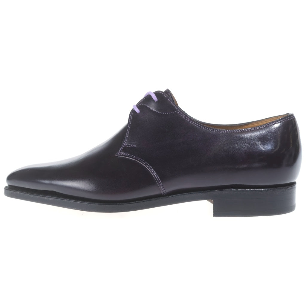 JOHN LOBB(ジョンロブ) ×Paul Smith Willoughby 8000 ポールスミス 別注 パープルステッチ レザー ドレス ビジネス シューズ ブラック