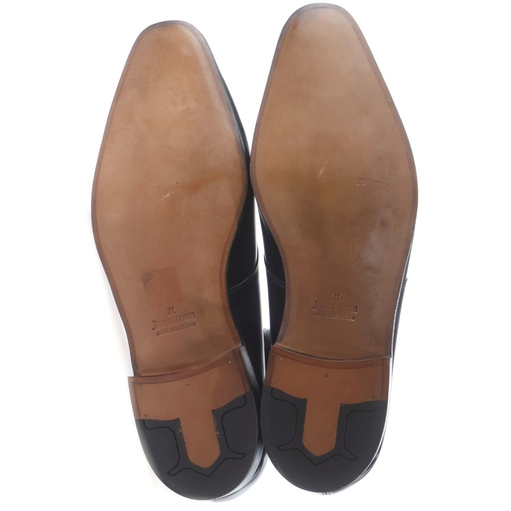 JOHN LOBB(ジョンロブ) ×Paul Smith Willoughby 8000 ポールスミス 別注 パープルステッチ レザー ドレス ビジネス シューズ ブラック