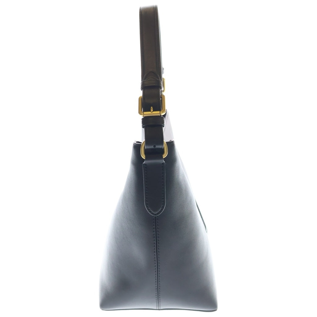 LAUREN RALPH LAUREN(ローレンラルフローレン) Leather Medium Witley Bucket Bag ミディアム ウィットリーバケットバック ショルダーバッグ レザー ブラック 431950855006 レディース