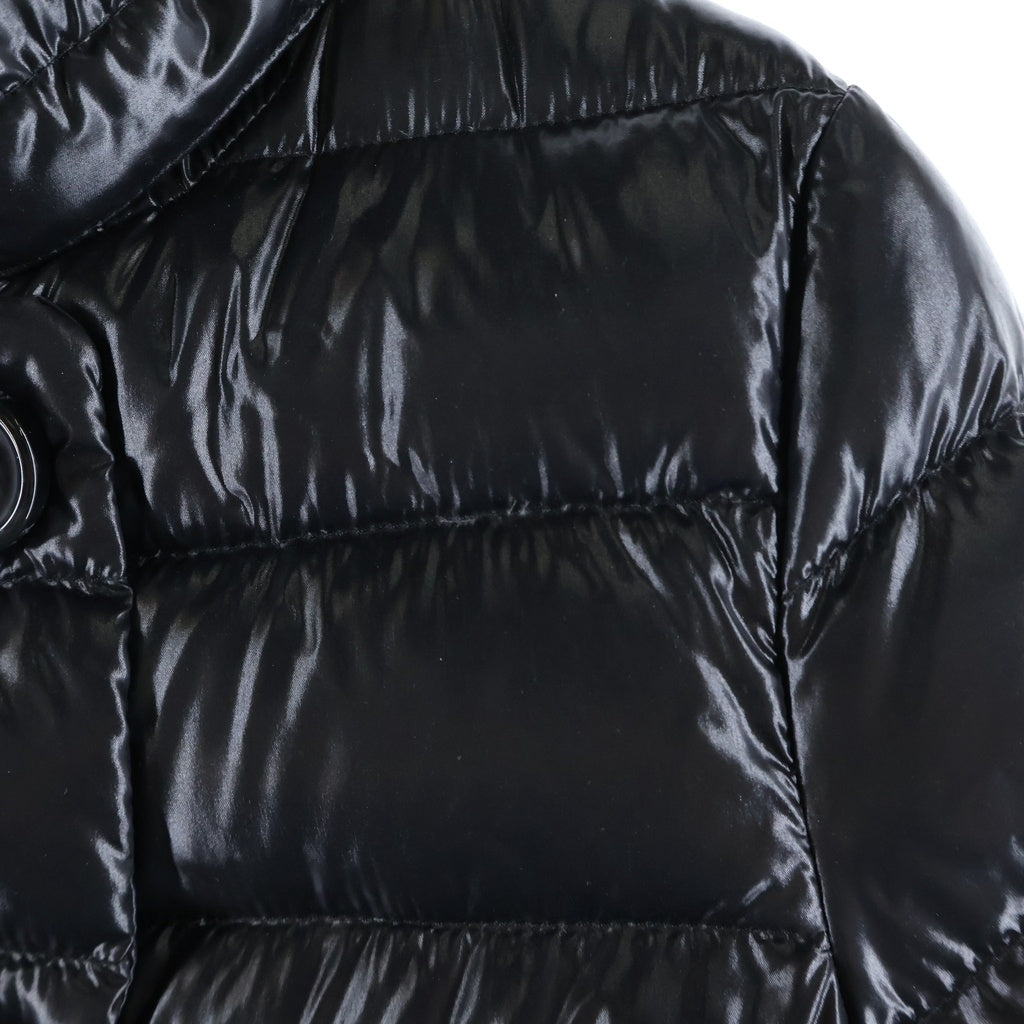 MONCLER(モンクレール) PLANE ダブルブレスト ワッペンロゴ ジップアップ ダウンジャケット ブラック 420934699505 68950 レディース