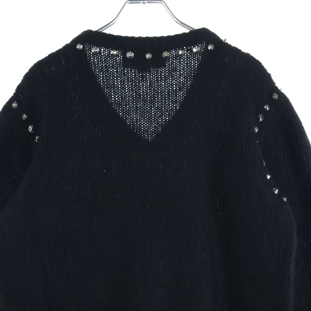 GUCCI(グッチ) スタッズモヘアセーター ブラック 721152 レディース