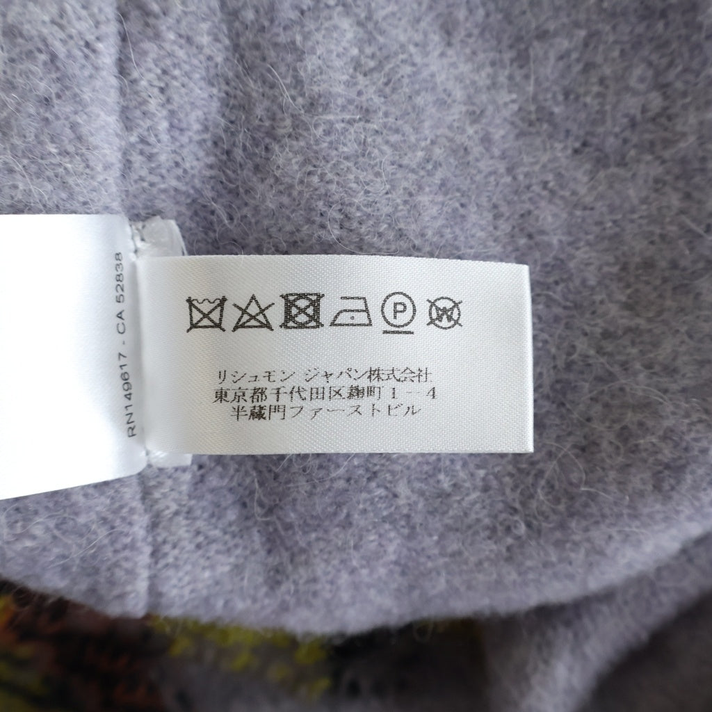 Chloe(クロエ) 花柄ニットセーター パープル×オレンジ ポリエステル CHC19AMP78610516S レディース