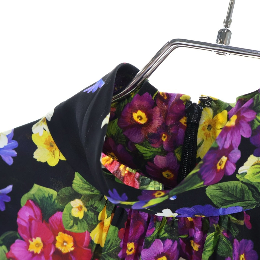 DOLCE & GABBANA(ドルチェアンドガッバーナ) 花柄セットアップ ブラウス×スカート マルチカラー シルク BL-F72P2T/FSAVF-C レディース