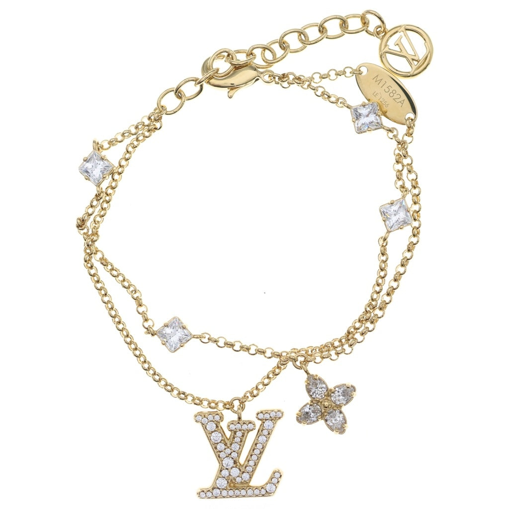 LOUIS VUITTON(ルイヴィトン) ブレスレット・レディ チェーン ゴールド LV GP M1582A レディース