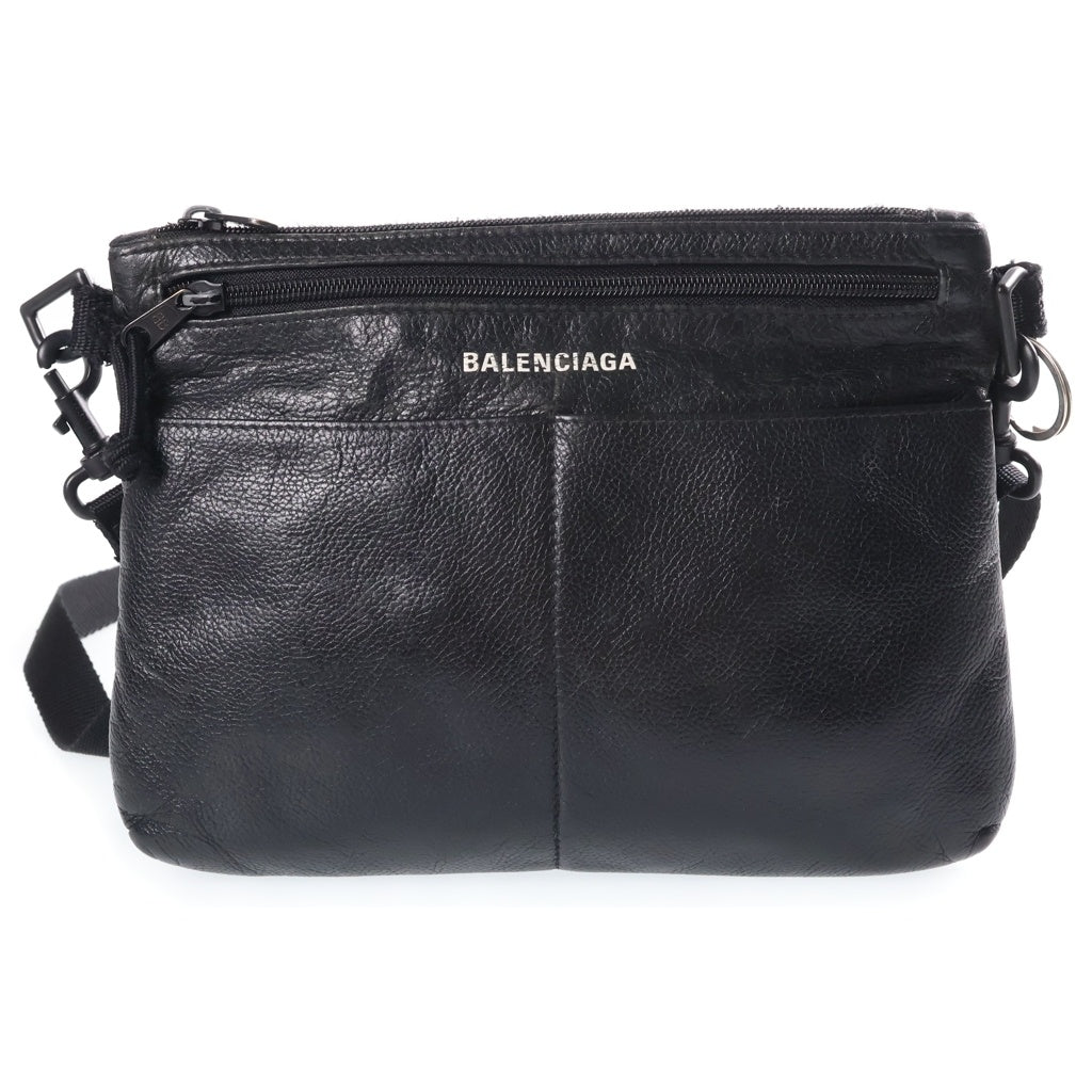 BALENCIAGA(バレンシアガ) クロスショルダーバッグ ブラック レザー 673169