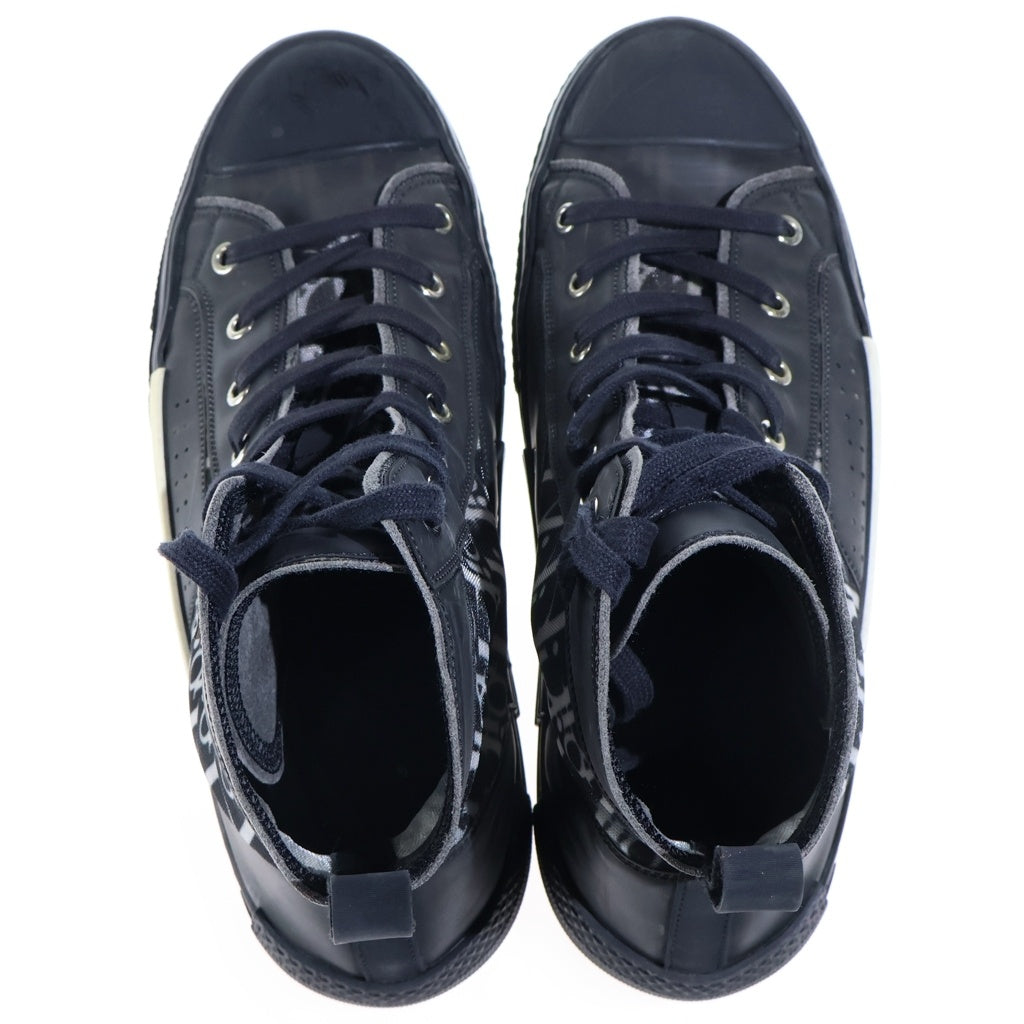 DIOR(ディオール) B23 ハイカットスニーカー ブラック オブリーク 靴