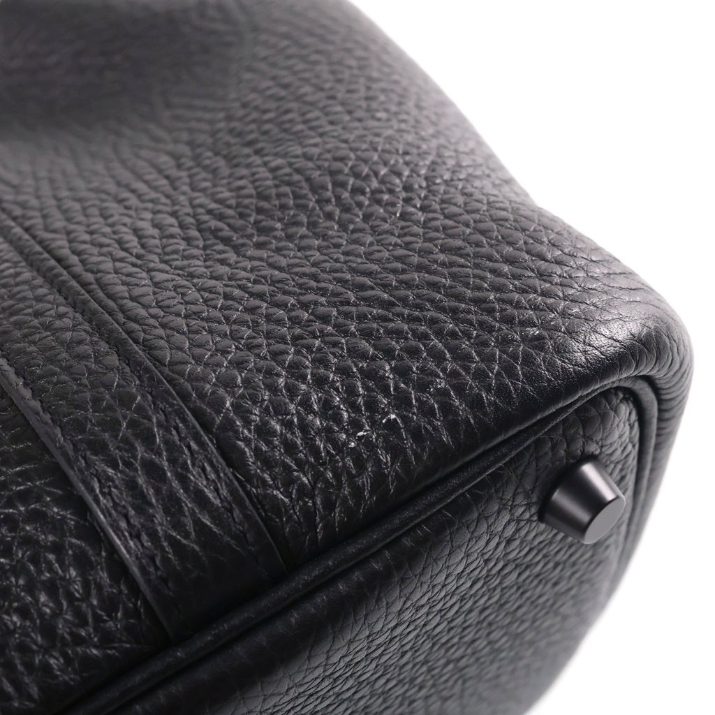 HERMES(エルメス) ピコタンロックPM ハンドバック モノクローム Z刻印 トリヨンクレマンス ソーブラック レディース