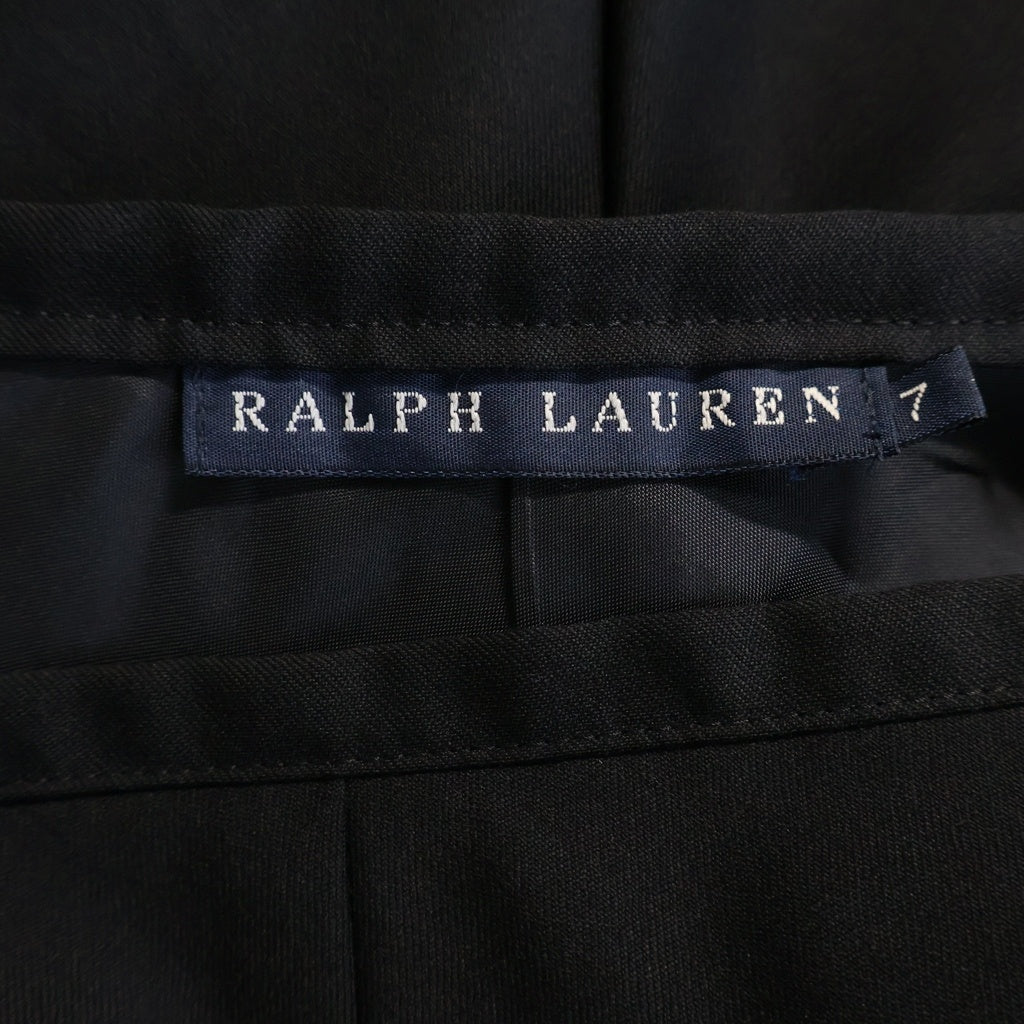 RALPH LAUREN(ラルフローレン) スカート ブラック ウール/キュプラ レディース