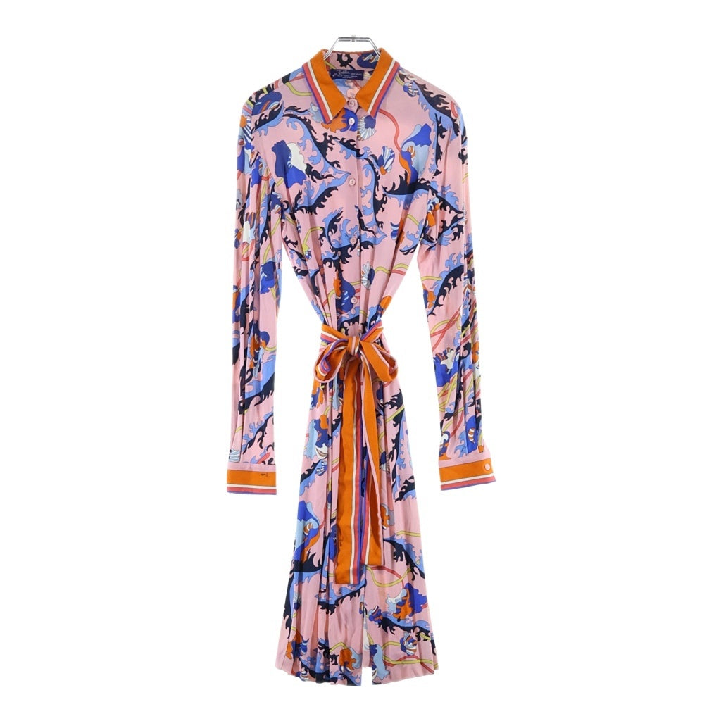 EMILIO PUCCI(エミリオプッチ) ロング ワンピース 長袖 マルチカラー レディース