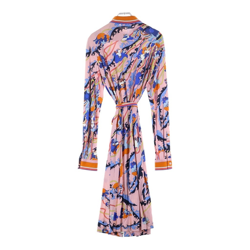 EMILIO PUCCI(エミリオプッチ) ロング ワンピース 長袖 マルチカラー レディース