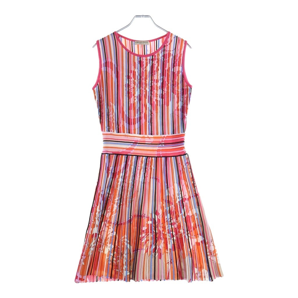 EMILIO PUCCI(エミリオプッチ) ノースリーブ ワンピース マルチカラー レディース
