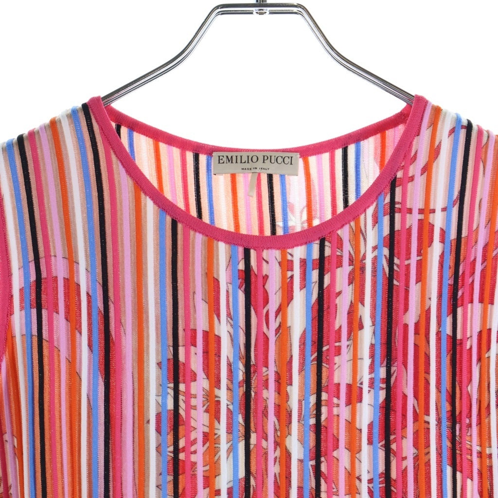 EMILIO PUCCI(エミリオプッチ) ノースリーブ ワンピース マルチカラー レディース