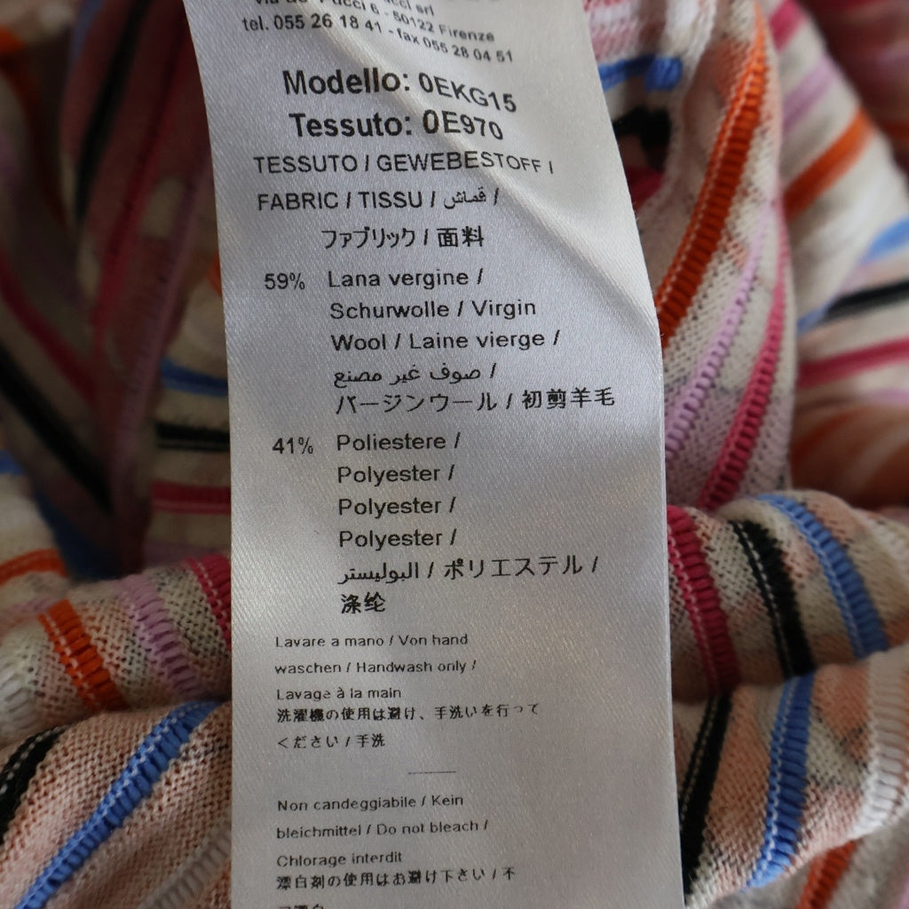 EMILIO PUCCI(エミリオプッチ) ノースリーブ ワンピース マルチカラー レディース