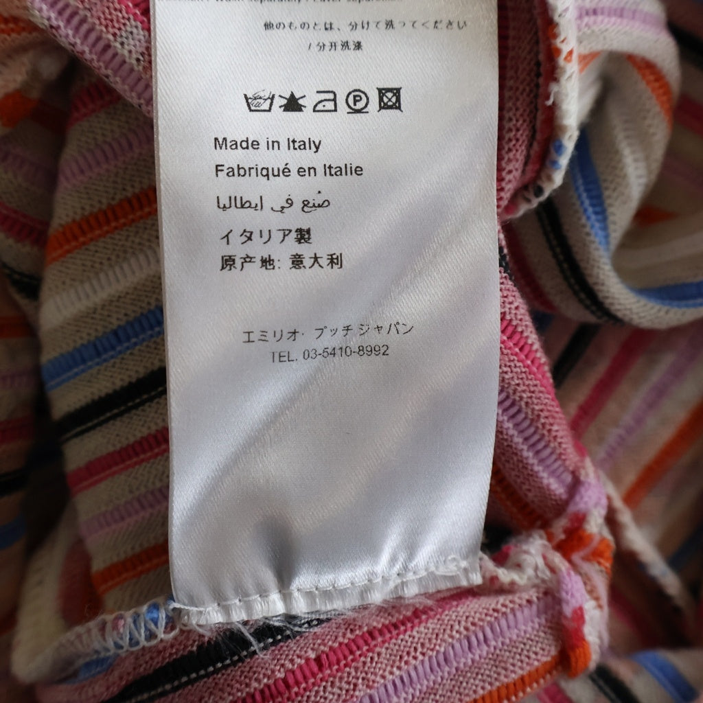 EMILIO PUCCI(エミリオプッチ) ノースリーブ ワンピース マルチカラー レディース