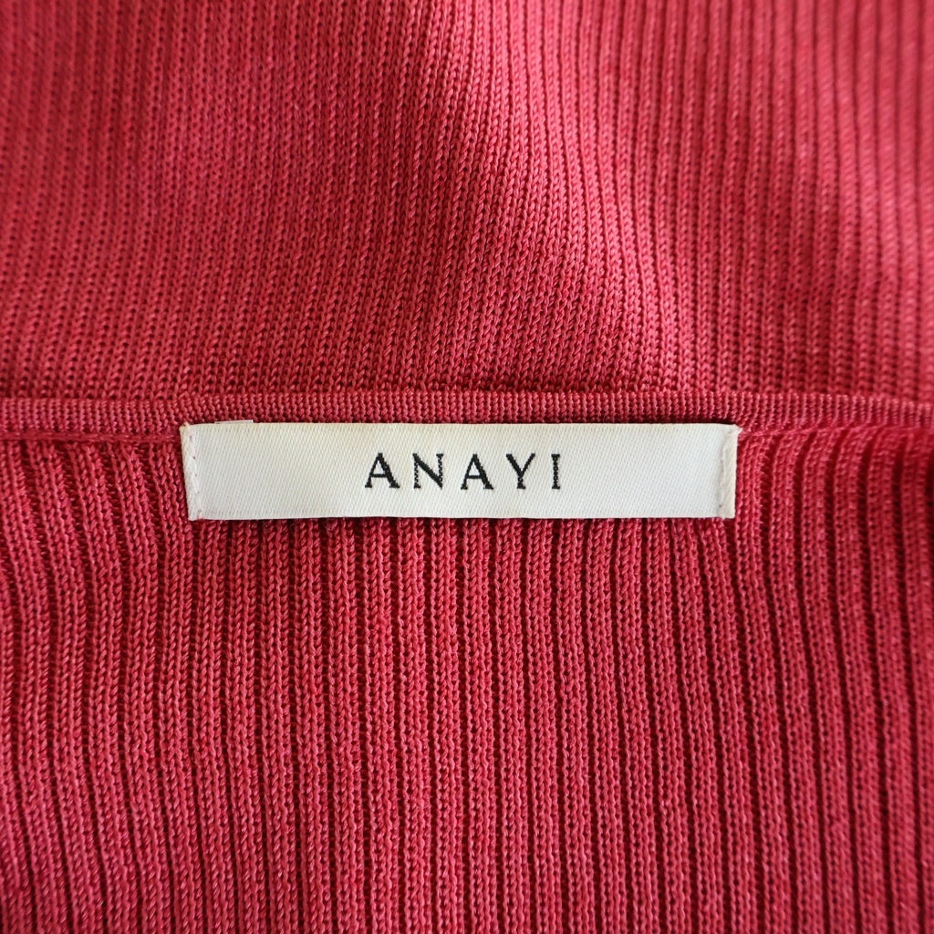 ANAYI(アナイ) カーディガン 長袖 アウター ピンク レディース