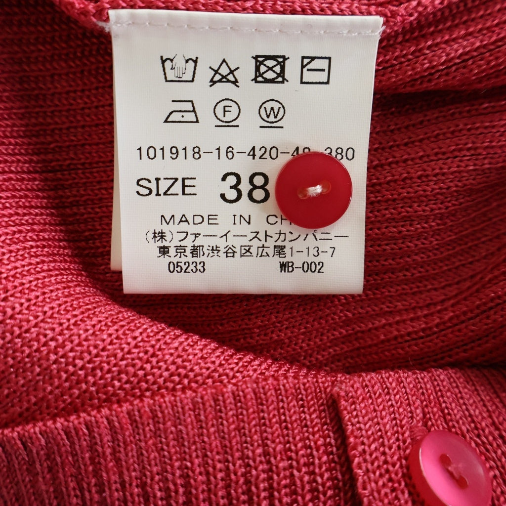 ANAYI(アナイ) カーディガン 長袖 アウター ピンク レディース