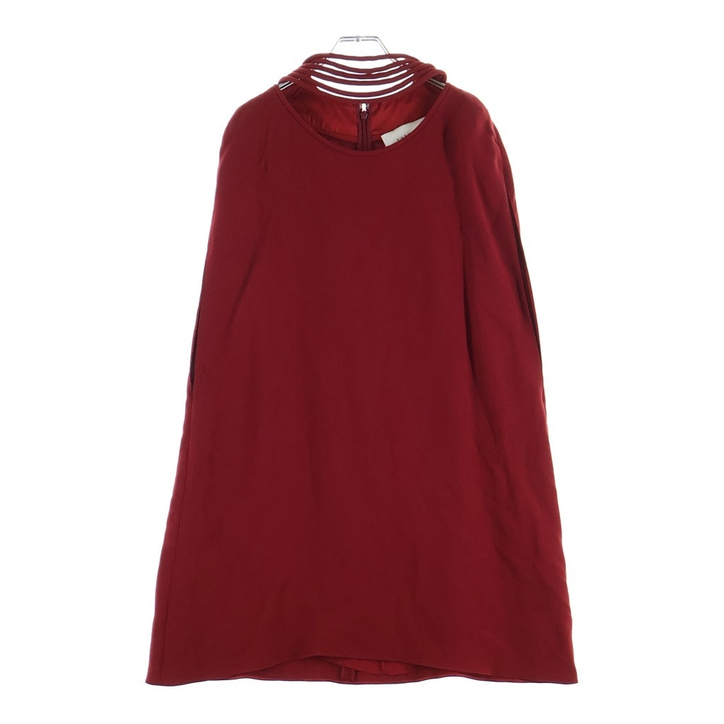 VALENTINO(ヴァレンティノ) ネックストラップドレス ワンピース ノースリーブ レッド 00000073954441 レディース