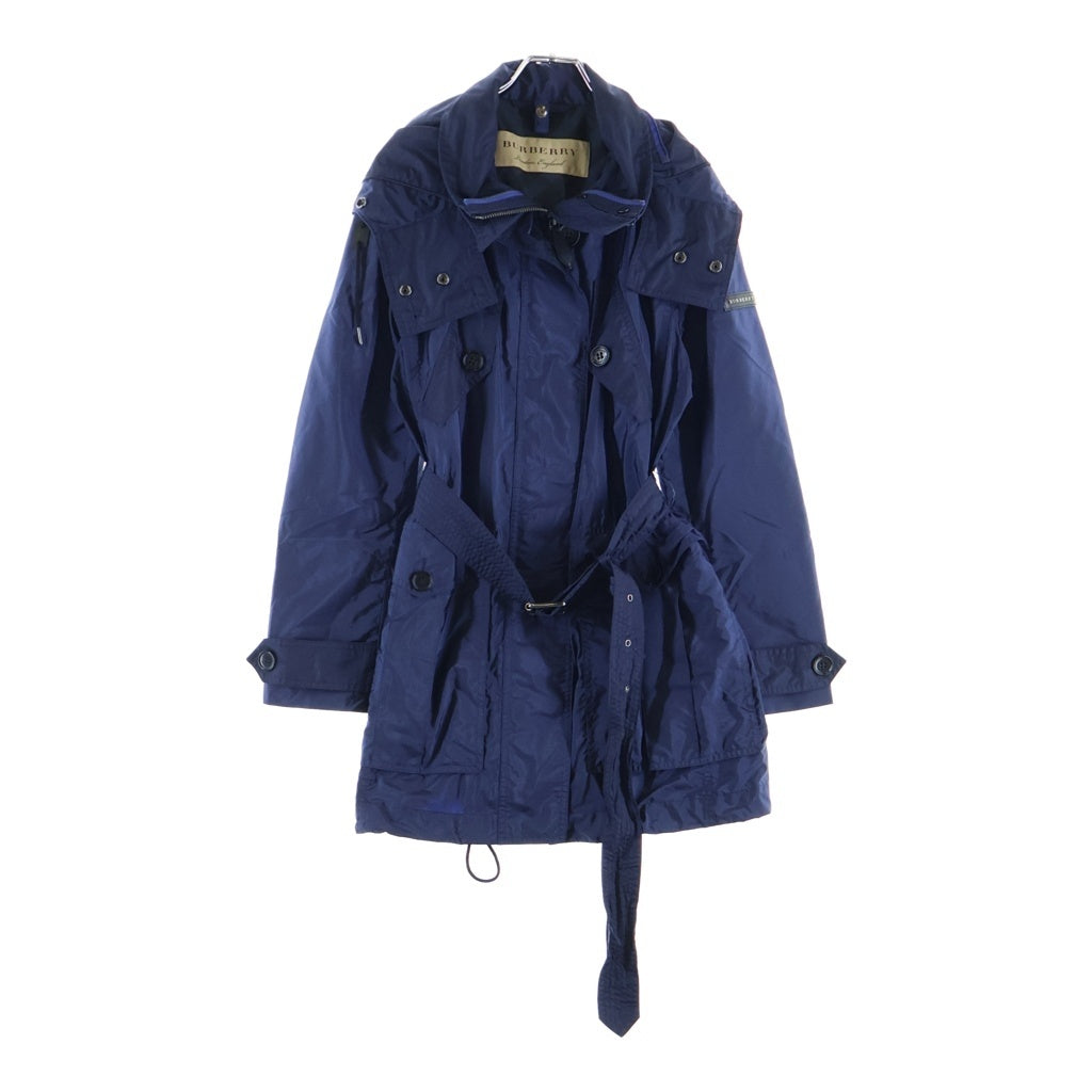 BURBERRY(バーバリー) ナイロン フィールドコート フード ジップアップ ネイビー 4025788 レディース