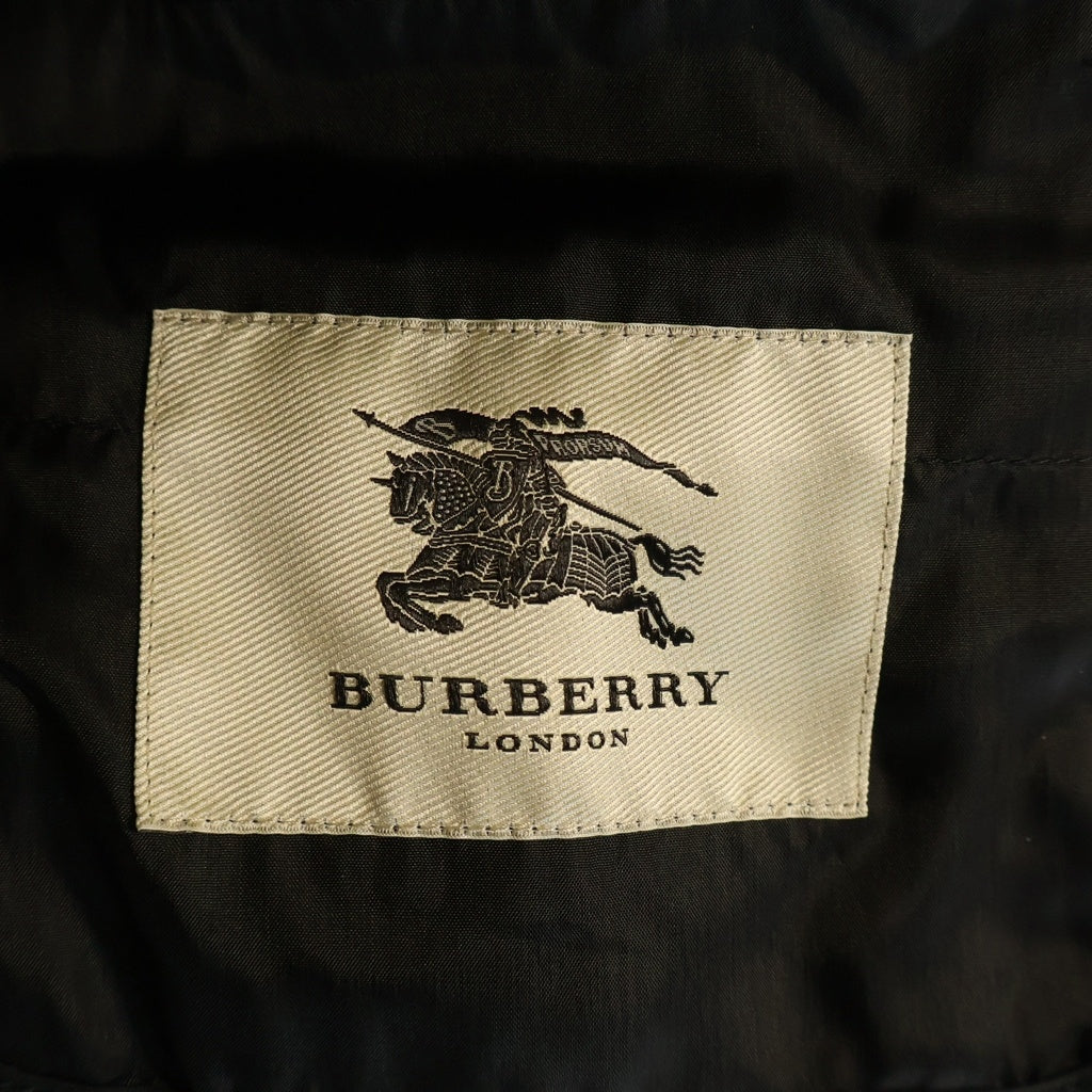 BURBERRY(バーバリー) メガチェック 総柄ブルゾン キルティングジャケット ポリエステル グレー/ホワイト 3666120 レディース