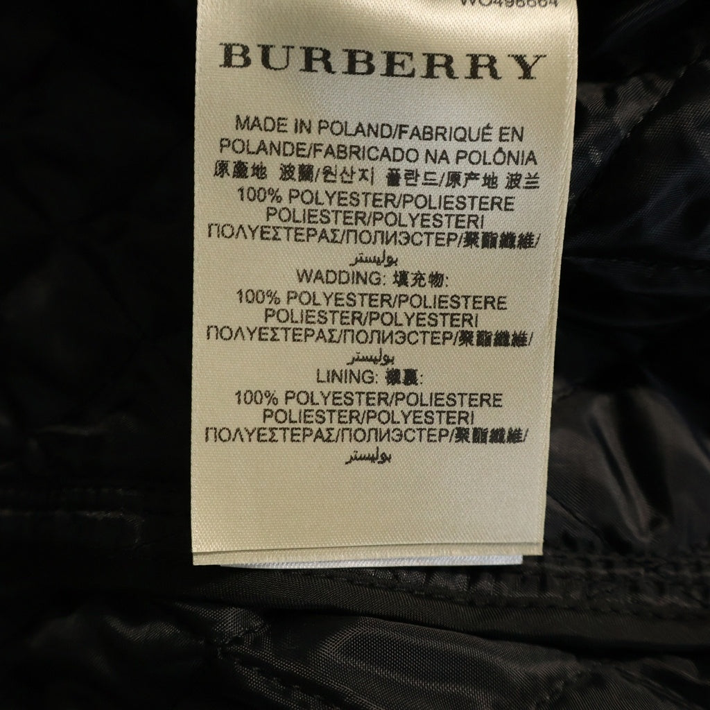 BURBERRY(バーバリー) メガチェック 総柄ブルゾン キルティングジャケット ポリエステル グレー/ホワイト 3666120 レディース
