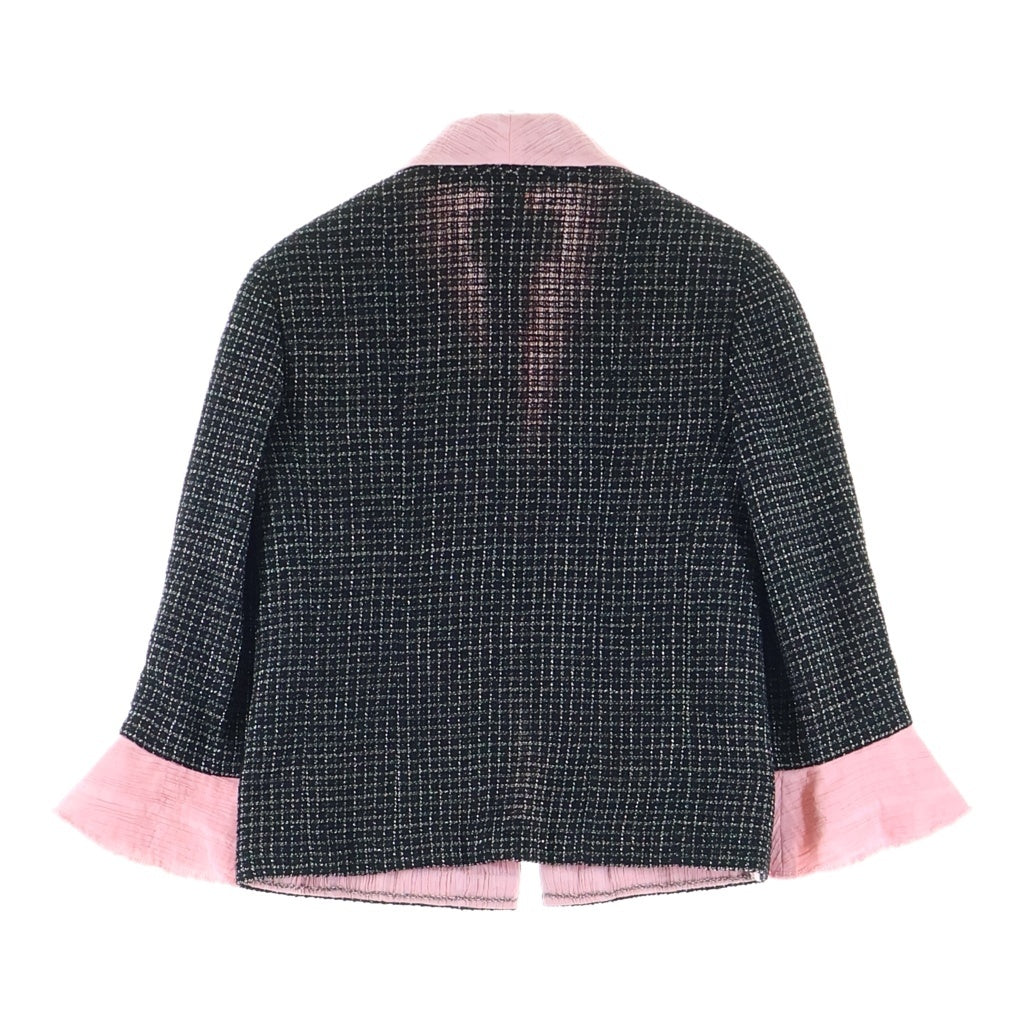 CHANEL(シャネル) バイカラーツイードジャケット ピンク×ブラック P43050W05086 レディース