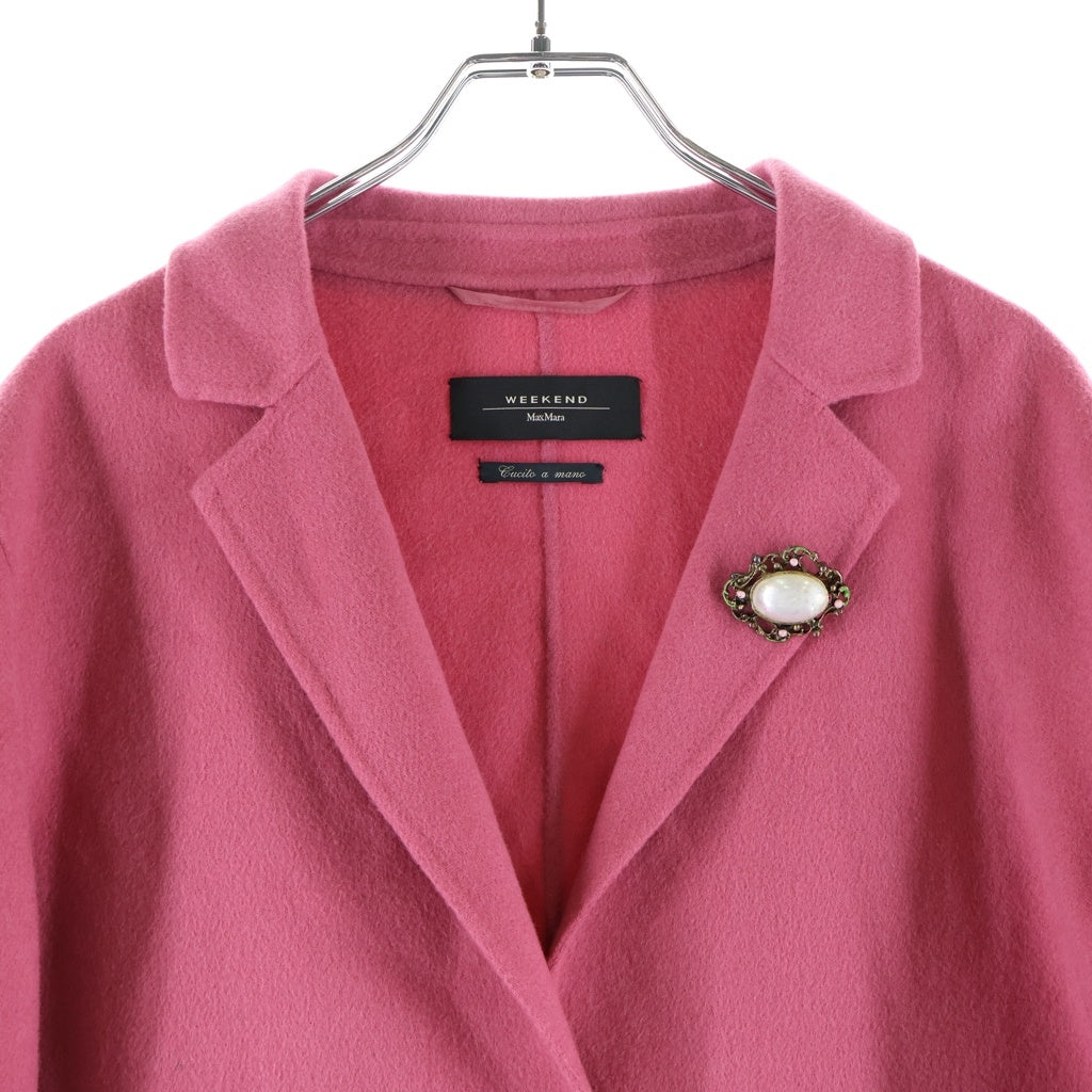 Max Mara(マックスマーラ) ロング コート ウール ピンク レディース