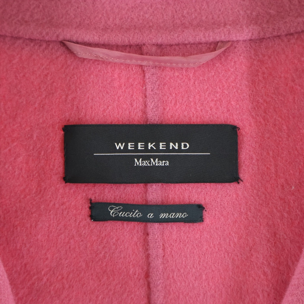 Max Mara(マックスマーラ) ロング コート ウール ピンク レディース