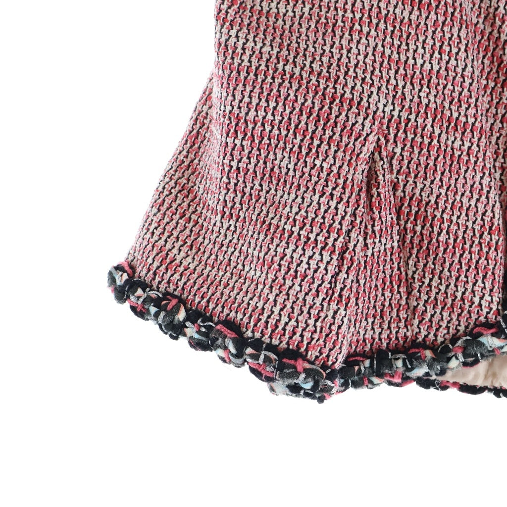 CHANEL(シャネル) ボレロ ジャケット ショート丈 ツイード ピンク P47862 レディース