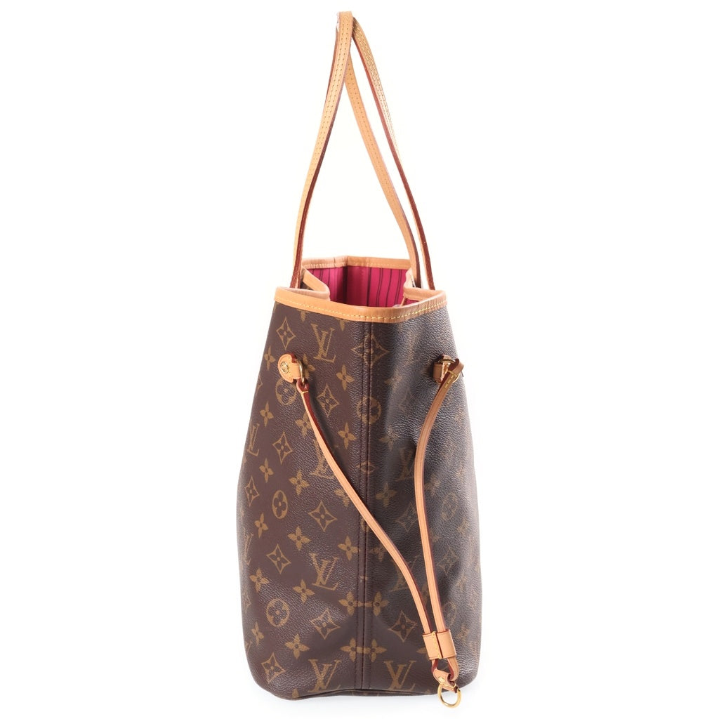 LOUIS VUITTON(ルイヴィトン) モノグラム ネヴァーフル MM PVC レザー トートバッグ ブラウン M41178 RFID レディース
