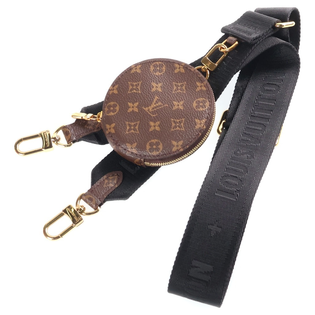 LOUIS VUITTON(ルイヴィトン) マキシ ミュルティ ポシェット アクセソワール LVピロー リサイクルナイロン モノグラム ノワール/フューシャ M58980 レディース