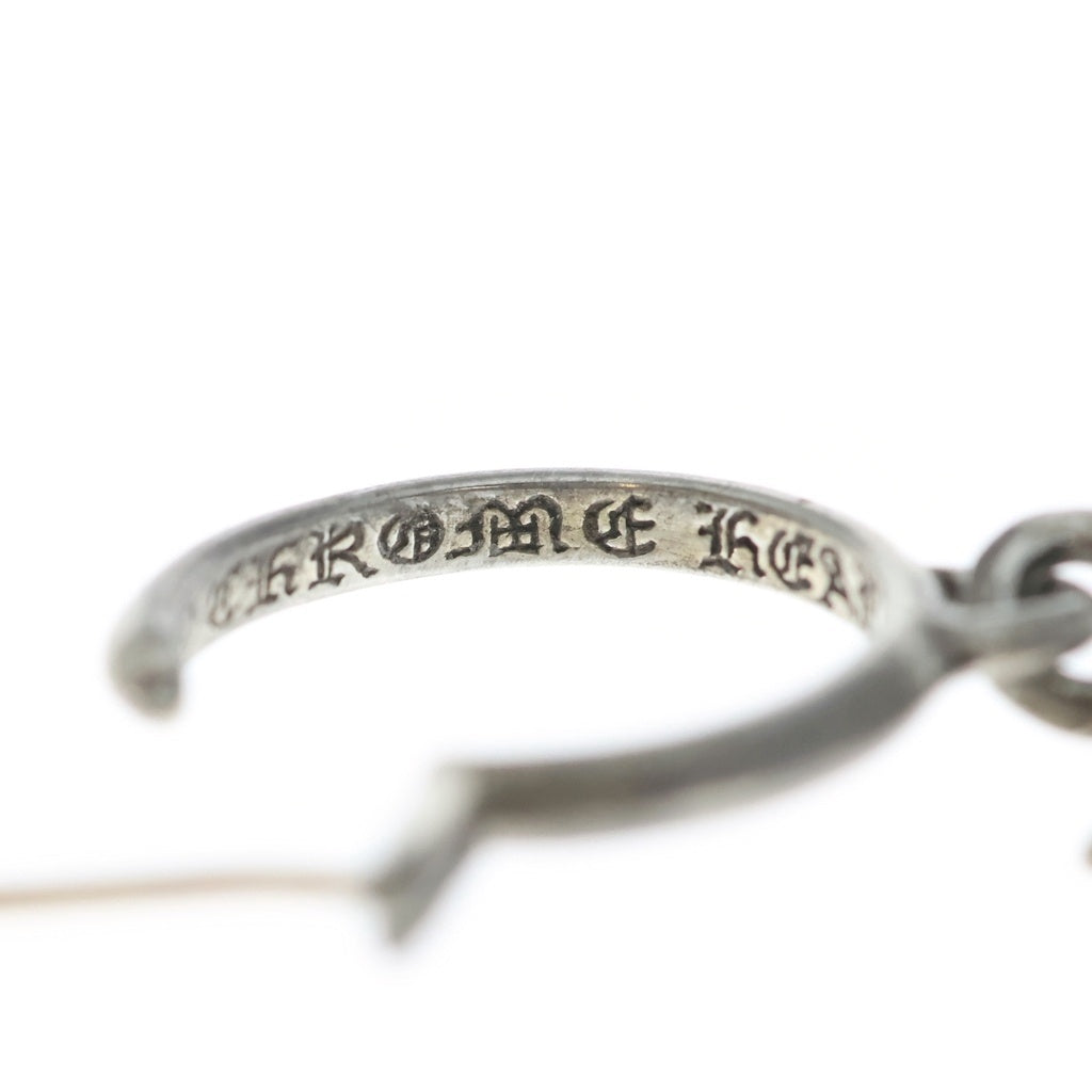 CHROME HEARTS(クロムハーツ) TINY CH CROSS タイニーCHクロス フープピアス シルバー BCA115