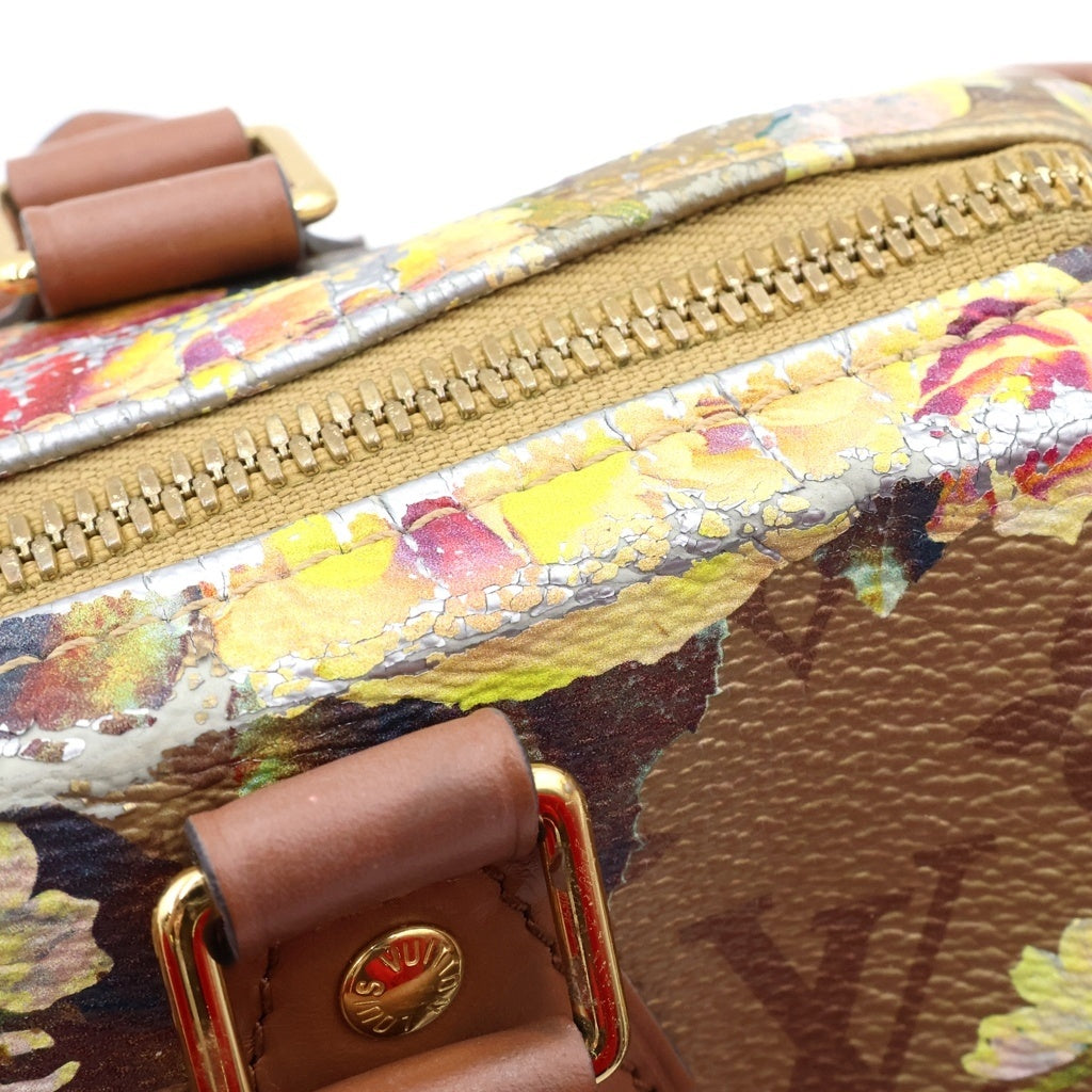 LOUIS VUITTON(ルイヴィトン) LVガーデン スピーディ25 バンドリエール ハンドバック 2wayショルダー レザー ゴールド/ブラウン レディース