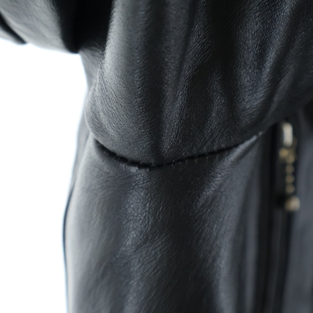 Lewis Leathers(ルイスレザー) LIGHTNING REAL HIDE ライトニング リアルハイド レザー ダブル ライダースジャケット ブラック 402