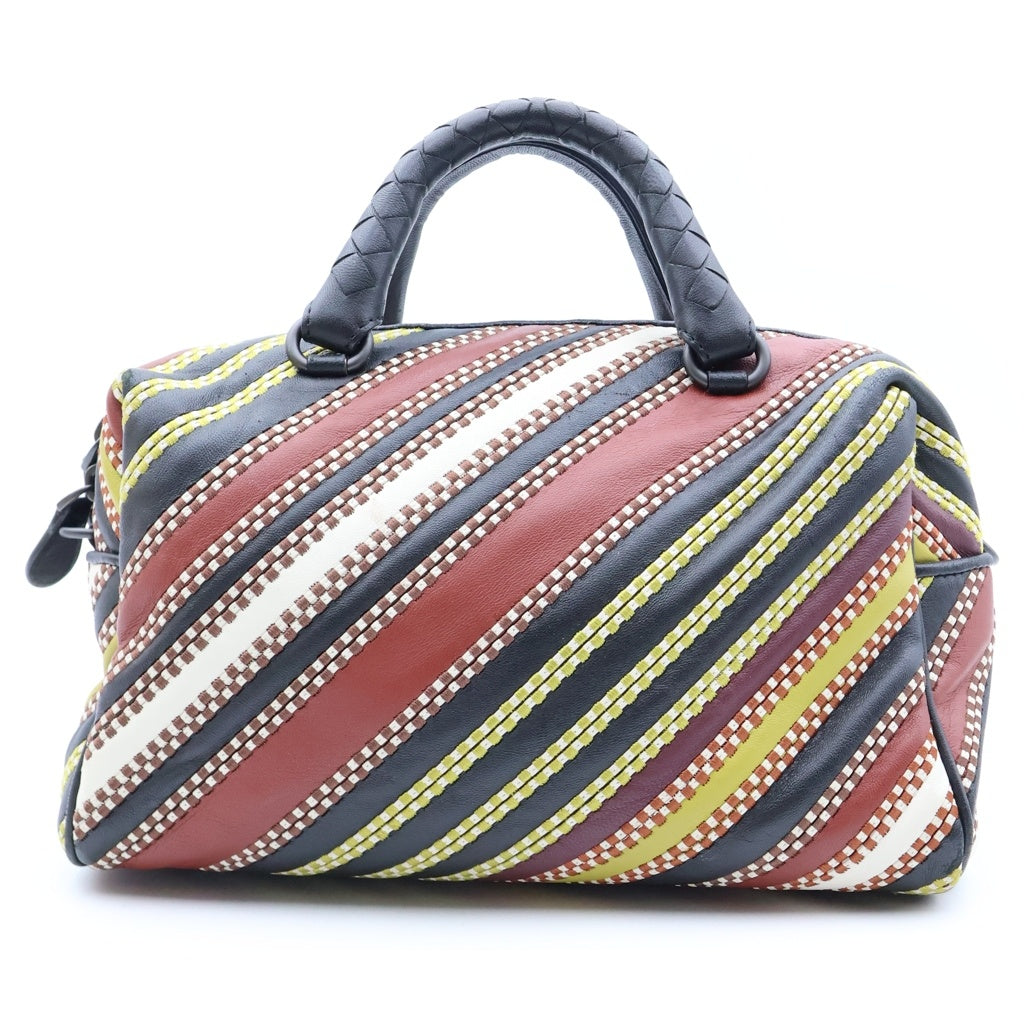 BOTTEGA VENETA(ボッテガヴェネタ) ミニボストンバッグ ハンドバッグ マルチカラー レザー レディース